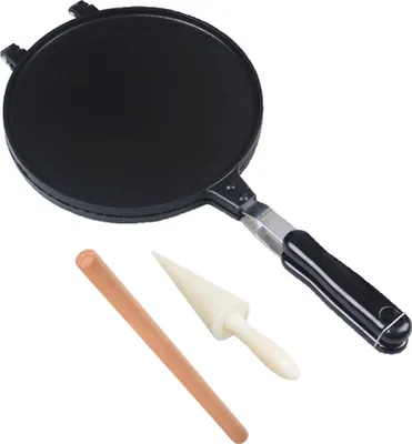 Obrázek produktu pro Výrobník zmrzlinových vaflí Marquesita Press Výrobník zmrzlinových vaflí Crêpe Maker Křupavá pánev na omelety pro formu na omelety a stroj na výrobu zmrzlinových vaflí nebo vaječných rolek