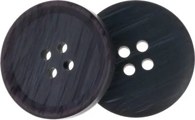 Image de Bouton - lot de 3 pièces - 25 mm (diamètre) - Violet