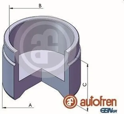 Produktbild von AUTOFREN SEINSA Bremssattel-Kolben für FIAT Uno Schrägheck (146) 48mm Stahl
