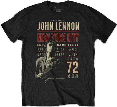 Obrázek produktu pro John Lennon New York City '72 Black XL Tričko