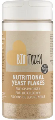 Immagine prodotto di BioToday Edelgistvlokken 115g – Scaglie di lievito vegano, vitamine del gruppo B, proteine, 100% biologico, senza glutine