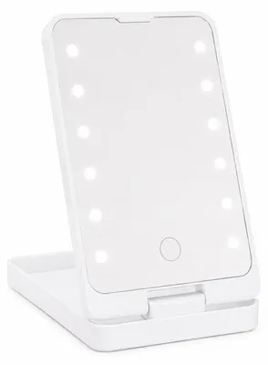 Obrázok produktu pre Verk 27634 Kosmetické zrcátko s LED osvětlením, skládací, USB, bílé