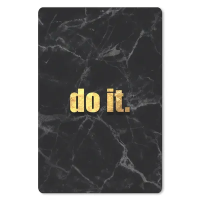 Produktbild von MuchoWow® Mauspad Mousepad Zitate - Motivation - Gold - Schwarz 40x60 cm - Mousepads - Maus Mat - Pad - Mausunterlage - Schreibtisch Accesoire