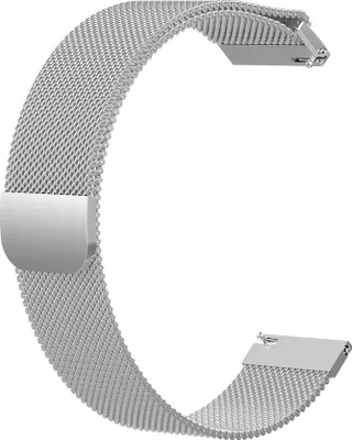 Produktbild von BStrap Milanese Armband für Samsung Galaxy Watch 3 45mm, silver