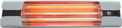 Obrázok produktu pre Vortice Thermologika Design, Infračervený elektrický ohrievač priestoru, IPX4, IMQ, CE, Vnútorný, Múr, Čierna, Šedá