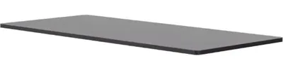 Zdjęcie produktu dla Prostokątny blat DT1808-Black, 180 x 80 x 2,5 cm, czarny
