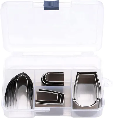 Imagen del producto de Juego de herramientas para perforar cuero, 18 piezas, acero, para trabajos en cuero
