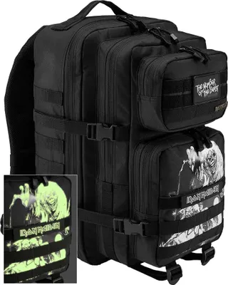 Produktbild von Brandit Iron Maiden Us Cooper Eddy Glow 40l Rucksack Schwarz,Grau Schwarz,Grau One Size