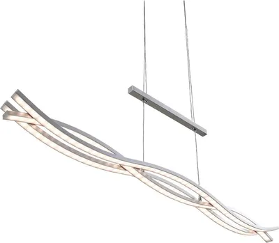 Produktbild von Briloner  Urbane Wave LED Hängeleuchte dimmbar über Schalter Aluminium