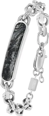 Produktbild von S.Oliver Herren Edelstahl Armband Jaspis 2038867