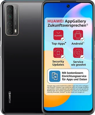 Zdjęcie produktu dla Huawei P smart 2021, 16,9 cm (6.67"), 4 GB, 128 GB, 48 MP, Android 10, Czarny