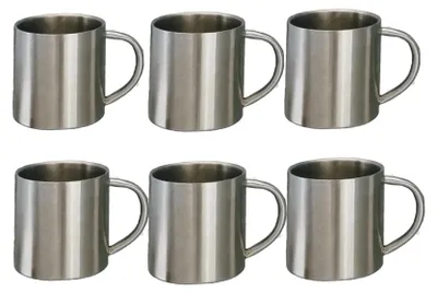 Produktbild von 6 Stück Isolierbecher 0,25 L. Thermobecher Kaffebecher Becher Tasse