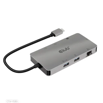 Productafbeelding van Club 3D Dockingstation - USB-C 3.2 Gen 1 / Thunderbolt 3