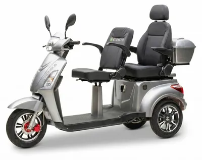 Produktbild von E-Seniorenmobil Billy 2.0, Lithium-Akku, 3-Rad, 1000 Watt, Silber