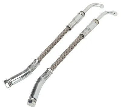 Image de Kit de grattoirs à glace 2 pièces 1201 DF Ensemble universel de grattoirs à glace pour motoneiges pour chenilles de motoneiges de 2 po 1/2 po de hauteur, droite et gauche