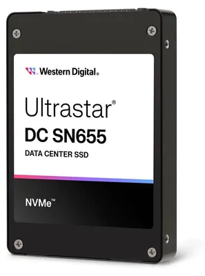Zdjęcie produktu dla WD Ultrastar DC SN655 WUS5EA138ESP7E4 – dysk SSD – centrum danych – szyfrowany – 3,84 TB – wewnętrzny – 2,5" (6,4 cm)