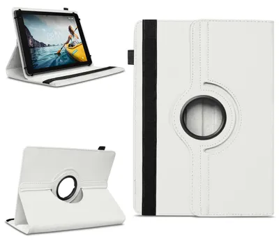 Produktbild von 360 Grad Hülle für VALE Tablet V11E / V10E / V10A Tasche Schutzhülle Cover CaseFarben:Weiss