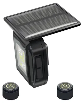 Zdjęcie produktu dla Monitorowanie ciśnienia w oponach, ostrzeżenia w czasie rzeczywistym, wyświetlacz LCD zasilany energią słoneczną, model M0B4 (zewnętrzny)