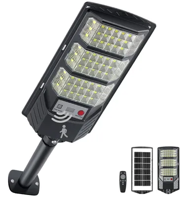 Produktbild von Solar Straßenlampe mit Bewegungsmelder und Fernbedienung