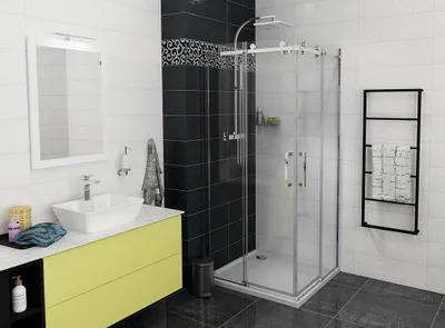 Obrázok produktu pre Rohový sprchový kút DRAGON 900x900mm, rohový vstup