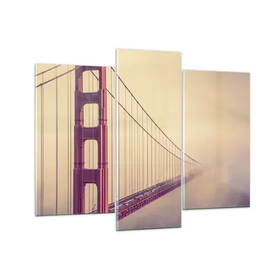 Produktbild von Bilder auf glas - Brücke Autobahn Infrastruktur - 130x100cm - Glasbilder - Wandbilder - Kunstdruck - zum Aufhängen bereit - Wanddekoration aus Glas - Glas Bilder - Wandbild auf Glas - GCB130x100-3071