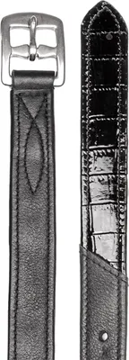 Obrázek produktu pro Waldhausen třmenové řemínky X-Line Kroko black, velikost: 150 cm
