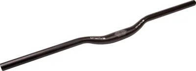 Image de Guidon MTB >A-Rise 700<, M-WAVE, alu, anodisé noir mat, 700 mm, pour serrage 31.8 mm, courbé à 10°, hauteur : 30 mm, sur carte
