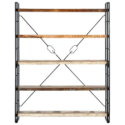 Immagine prodotto di Libreria a 5 Ripiani 140x30x180 cm in Massello di Recupero