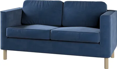 Produktbild von Dekoria Bezug für Pärup 2-Sitzer Sofa, dunkelblau, 165 x 80 x 86