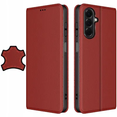 Zdjęcie produktu dla Etui Do Samsung A17 5G | A26 5G Skórzane Zamykane Magnetyczne + Szkło 9H
