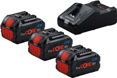 Produktbild von BOSCH Akku Starter Set 18V 3xProCore 8,0Ah & Ladegerät GAL 18-160