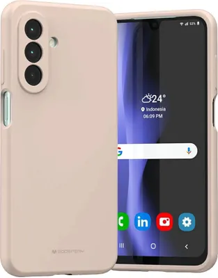 Obrázok produktu pre Silikónové puzdro Mercury pre Samsung Galaxy A26 Pink and Sand