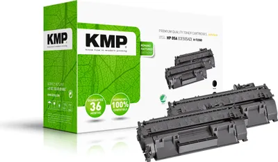 Zdjęcie produktu dla KMP Printtechnik AG 1217,8021 KMP Toner HP LaserJet P2035/P2055 2x black