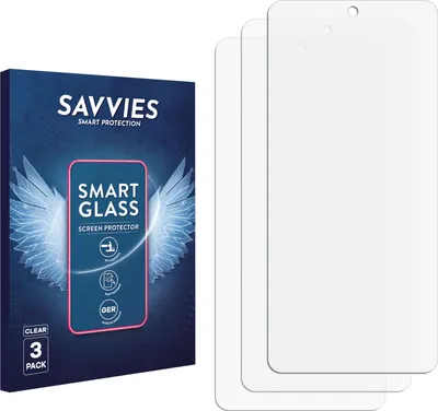 Produktbild von 3x Savvies Schutzglas Folie für Vivo iQOO Neo 11 9H Panzer Schutzfolie Glas Displayschutz klar transparent