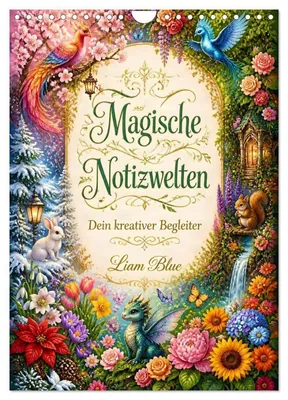 Produktbild von Magische Notizwelten (Wandkalender 2027 DIN A4 hoch), CALVENDO Monatskalender