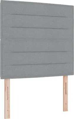 Immagine prodotto di vidaXL Testiera grigio chiaro 100 cm Tessuto