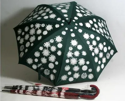 Produktbild von Eleganter schwarzer und weißer Regenschirm D30598 13325