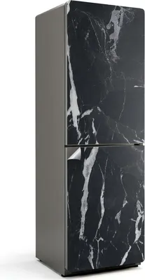 Produktbild von Elegantes Marmormuster – Kühlschrank Aufkleber – Klebefolie Kühlschrank – Kühlschrank Dekor – Kühlschrankfolie selbstklebend – Küchen Dekoration – 60x180 cm