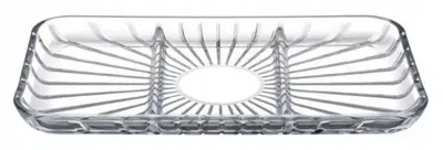 Productafbeelding van Paşabahçe Elegant Serveerbord 27,6 x 16,2 cm Transparant Glas