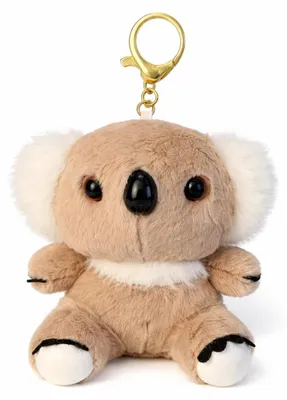 Produktbild von Koala Schlüsselanhänger Plüsch 12 cm weich Kuscheltier Anhänger in braun