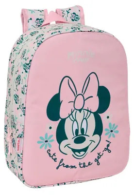 Productafbeelding van Safta Minnie Mouse rugzak, 10 liter, 26x34x11 cm, klein formaat, roze. Kinderrugzak, roze, one size