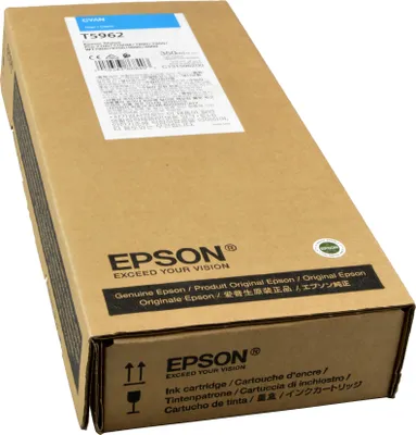Produktbild von Epson Singlepack Cyan T596200 UltraChrome HDR, 350 ml, Cyan, 350 ml, 1 Stück(e)