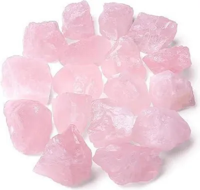 Produktbild von Rosenquarz Stein Rohsteine Premium Kristalle Heilsteine Reiki 200g