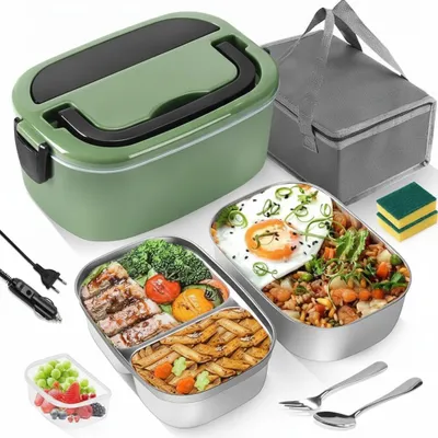 Productafbeelding van JL keuken - Elektrische lunchbox - Verwarmbaar - 1,5 liter, AI-gegenereerde afbeelding
