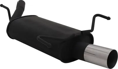 Immagine prodotto di Scarico sportivo Novus per Opel Corsa C 1x76mm silenziatore posteriore RL design con ABE
