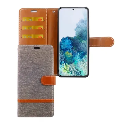 Zdjęcie produktu dla Samsung Galaxy S20 Etui na telefon komórkowy Etui na kartę Portfel Szary