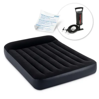 Obrázok produktu pre Nafukovací matrac 191x137x25 cm s piestovou pumpou INTEX 64142