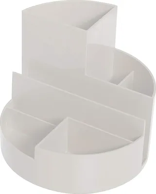 Obrázok produktu pre MAUL držiak na ceruzky MAUL okrúhly box plast 14 x 14 x 12,5 cm sivý