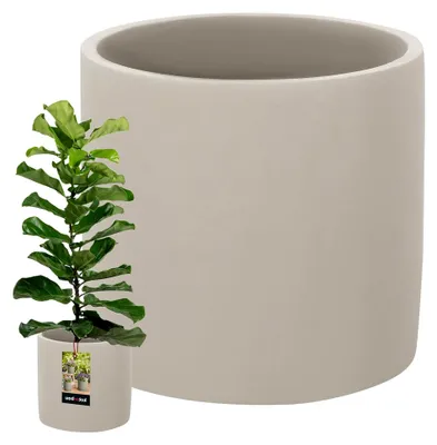 Produktbild von Blumentopf Keramik groß Zylinder Ethno ⌀ 20 cm Höhe 20 cm 1 St.