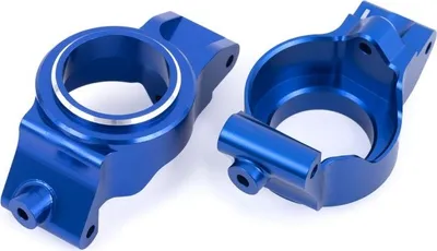 Zdjęcie produktu dla Przednie aluminiowe bloki kółek w kolorze niebieskim